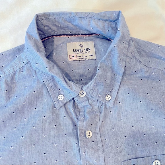 Blue Button Down Shirt - Picture 3 of 5